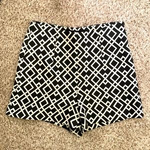 Zara print shorts